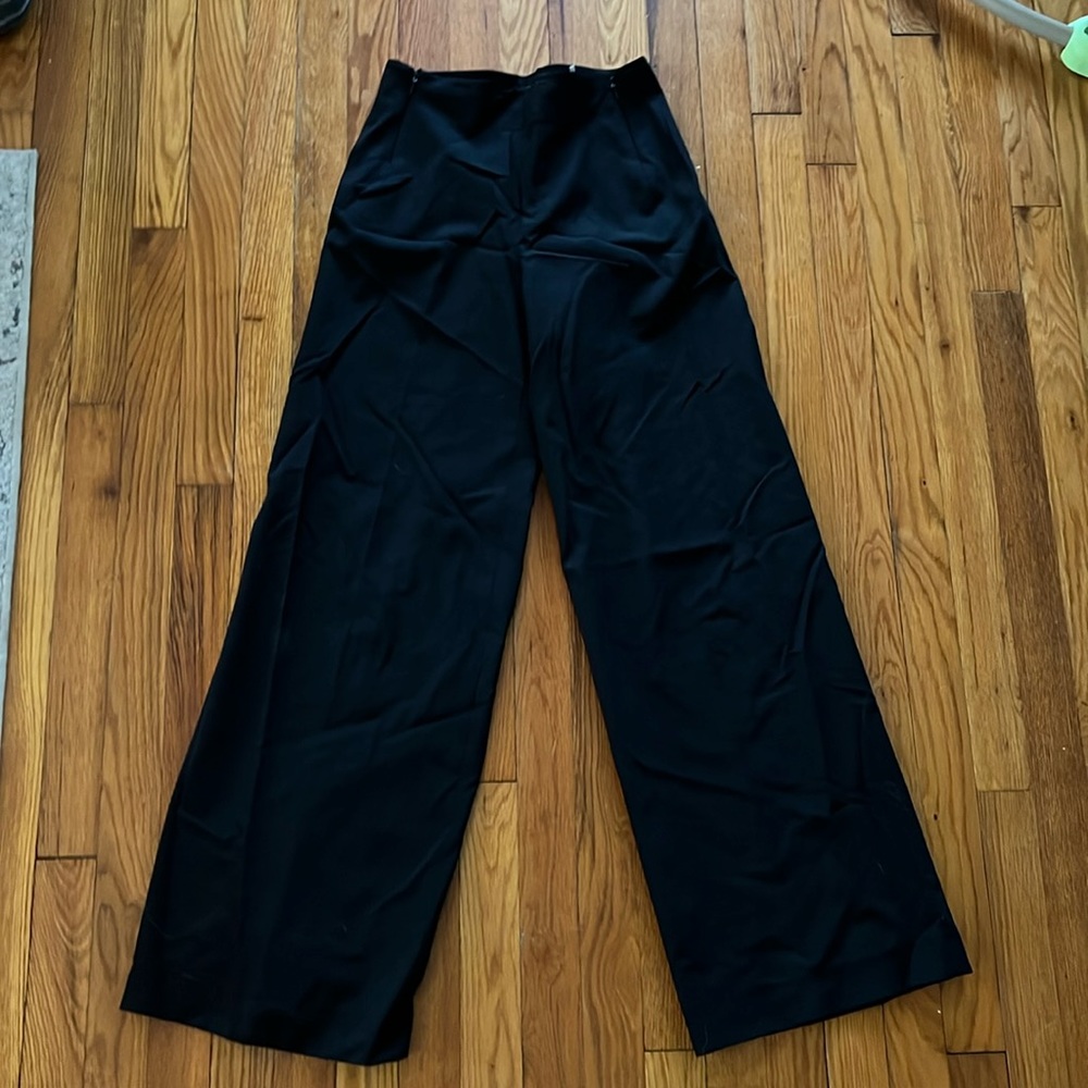 Black extra flared pants